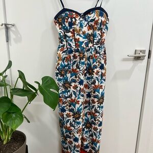 Floral Print Jumpsuit